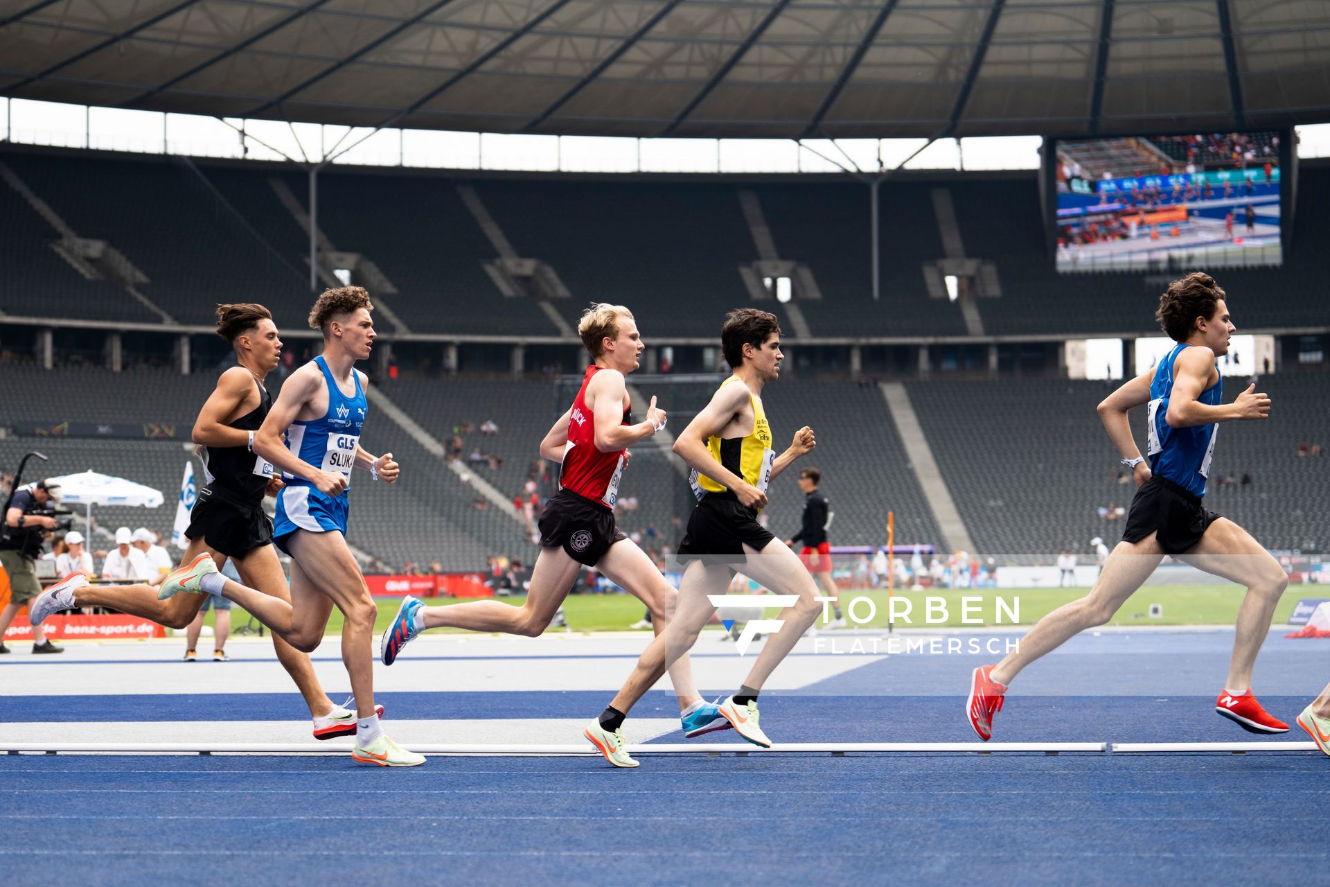 Linus Vennemann (LG Osnabrueck) waehrend der deutschen Leichtathletik-Meisterschaften im Olympiastadion am 25.06.2022 in Berlin